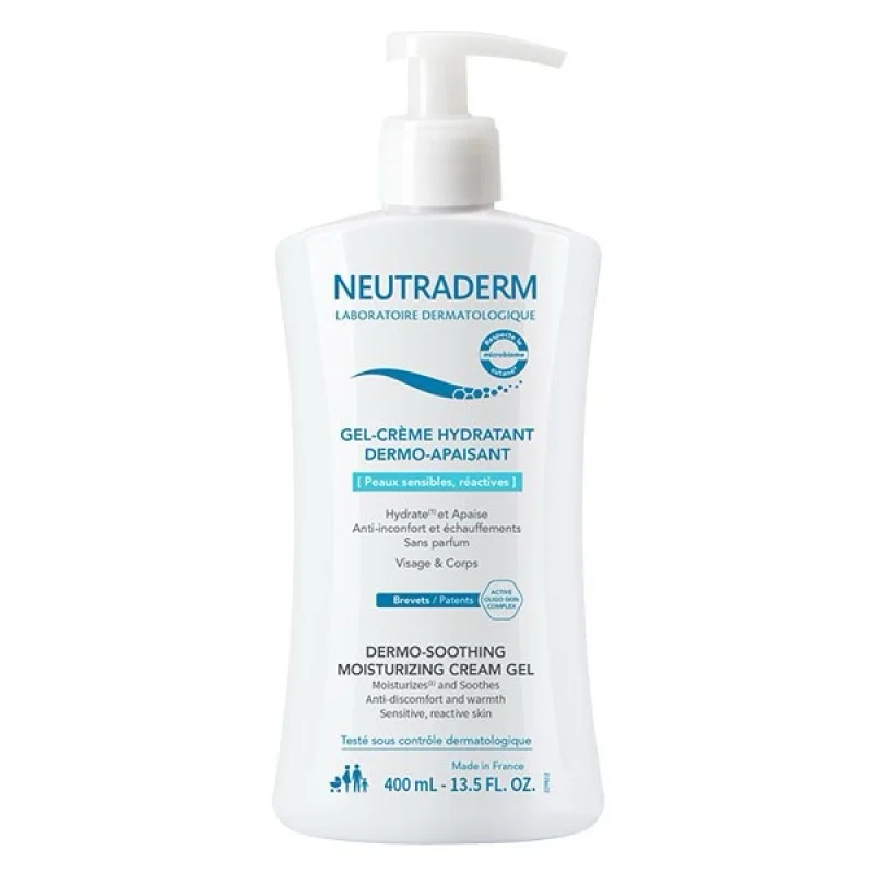 Neutraderm gel crem hydratant dermo apaisant 400ml - Atlas Santé parapharmacie Dakar