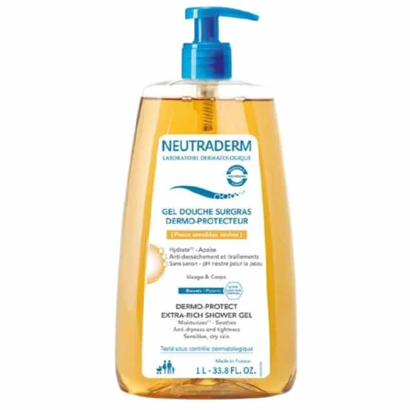 neutraderm gel douche 1litre - Atlas Santé parapharmacie Dakar