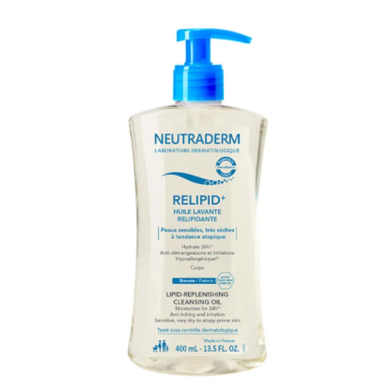 neutraderm huile lavante relipidante 400ml - Atlas Santé parapharmacie Dakar